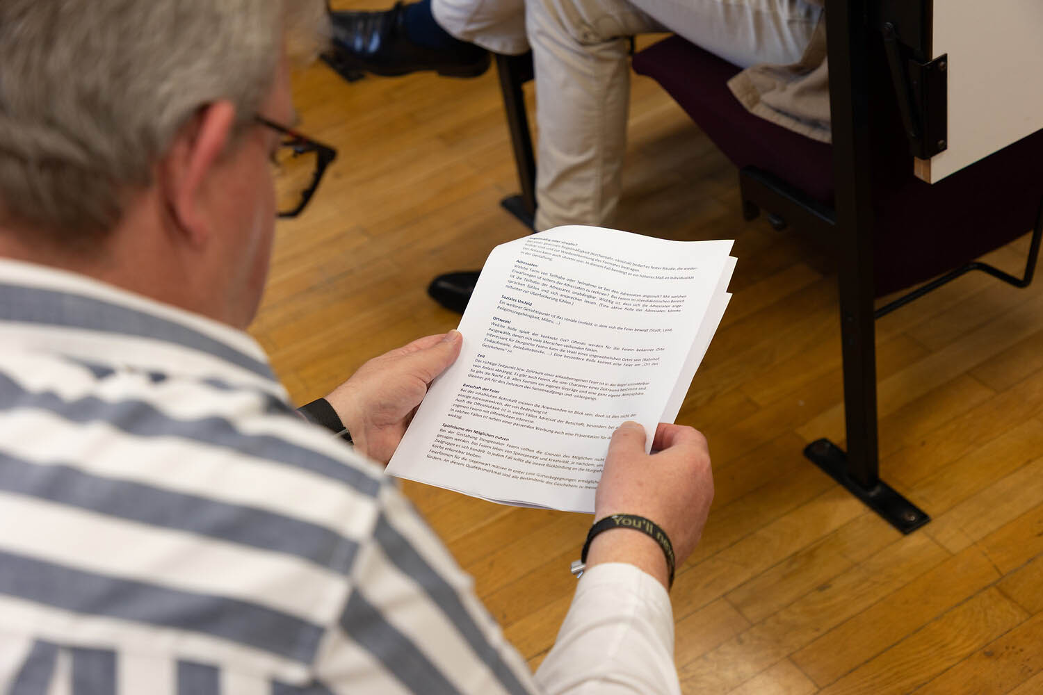 Fünf Workshops wurden beim Studientag angeboten. Foto: Hartmut Salzmann
