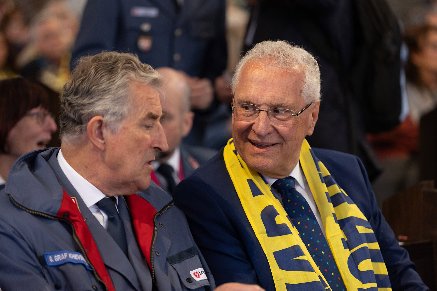 Malteser-Präsident Georg Khevenhüller (li.), Bayerns Innenminister Joachim Herrmann