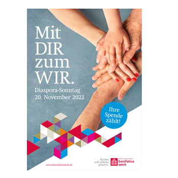 Plakat zur Diaspora-Aktion 2022