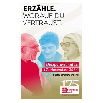 Meditationsbild: "Erzähle, worauf du vertraust."