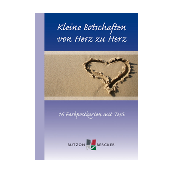 Postkartenbuch: Kleine Botschaften von Herz zu Herz 