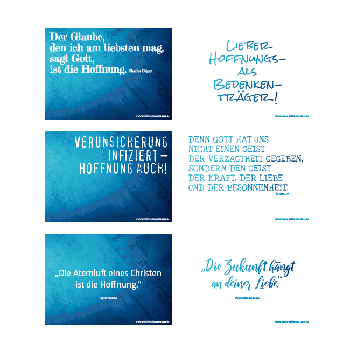 Postkarten-Set "Hoffnungsworte"