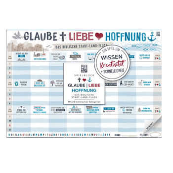 Spielblock: Glaube-Liebe-Hoffnung, Das biblische Stadt-Land-Fluss