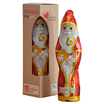 Schoko-Nikolaus-Figur 