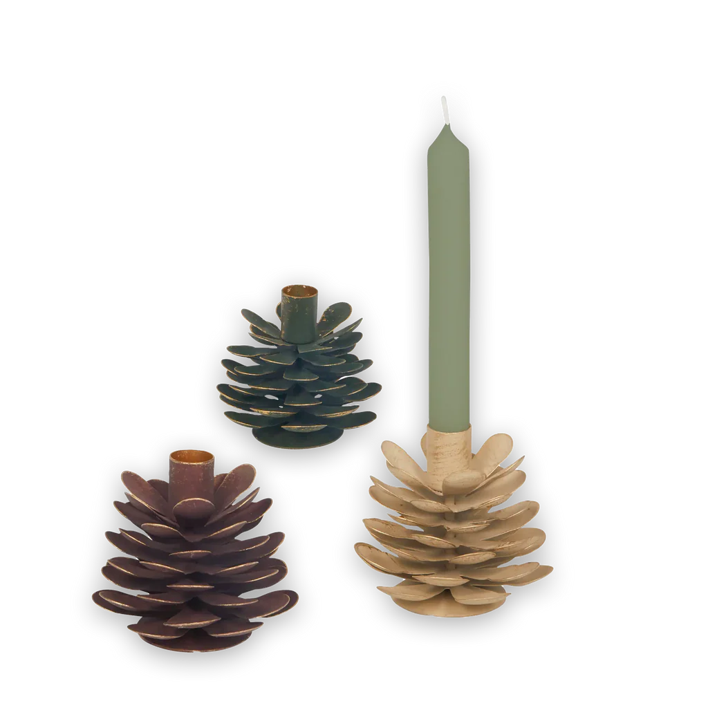 Kerzenständer: Zapfen-Kerzenständer