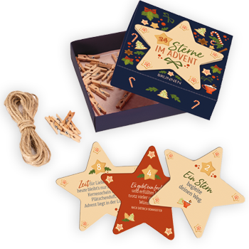 Kalender: "24 Sterne im Advent" 