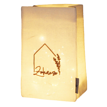 Lichtbeutel für LED-Kerze: Zuhause