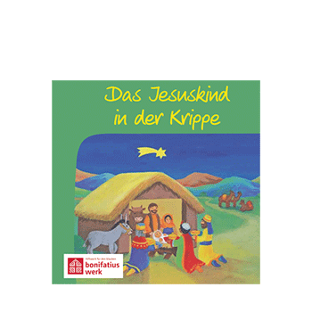 Mini-Bilderbuch: "Das Jesuskind in der Krippe" 