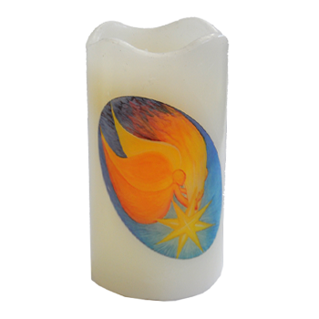 LED-Kerze: "Engel der Weihnacht"