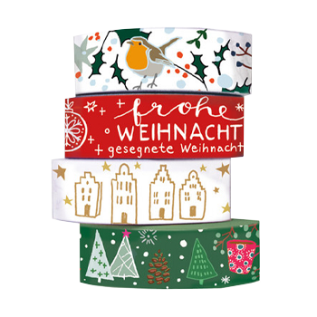  Washi-Tapes: "Weihnachtsgrüße"