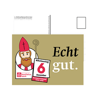 Postkartenset "weihnachtsmannfreie Zone"